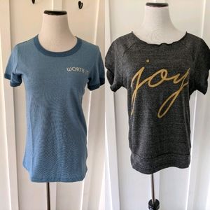 Lot of 2 Flybird tops, size large